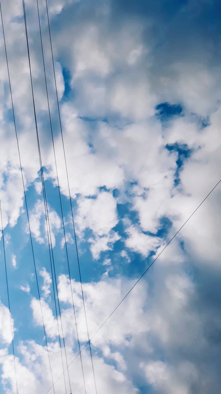 blue sky...
