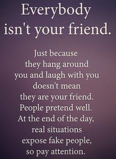 TAKE CARE LOT FROM FAKE FRIENDS