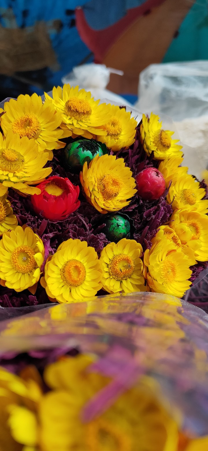 bouquet with bokeh effect