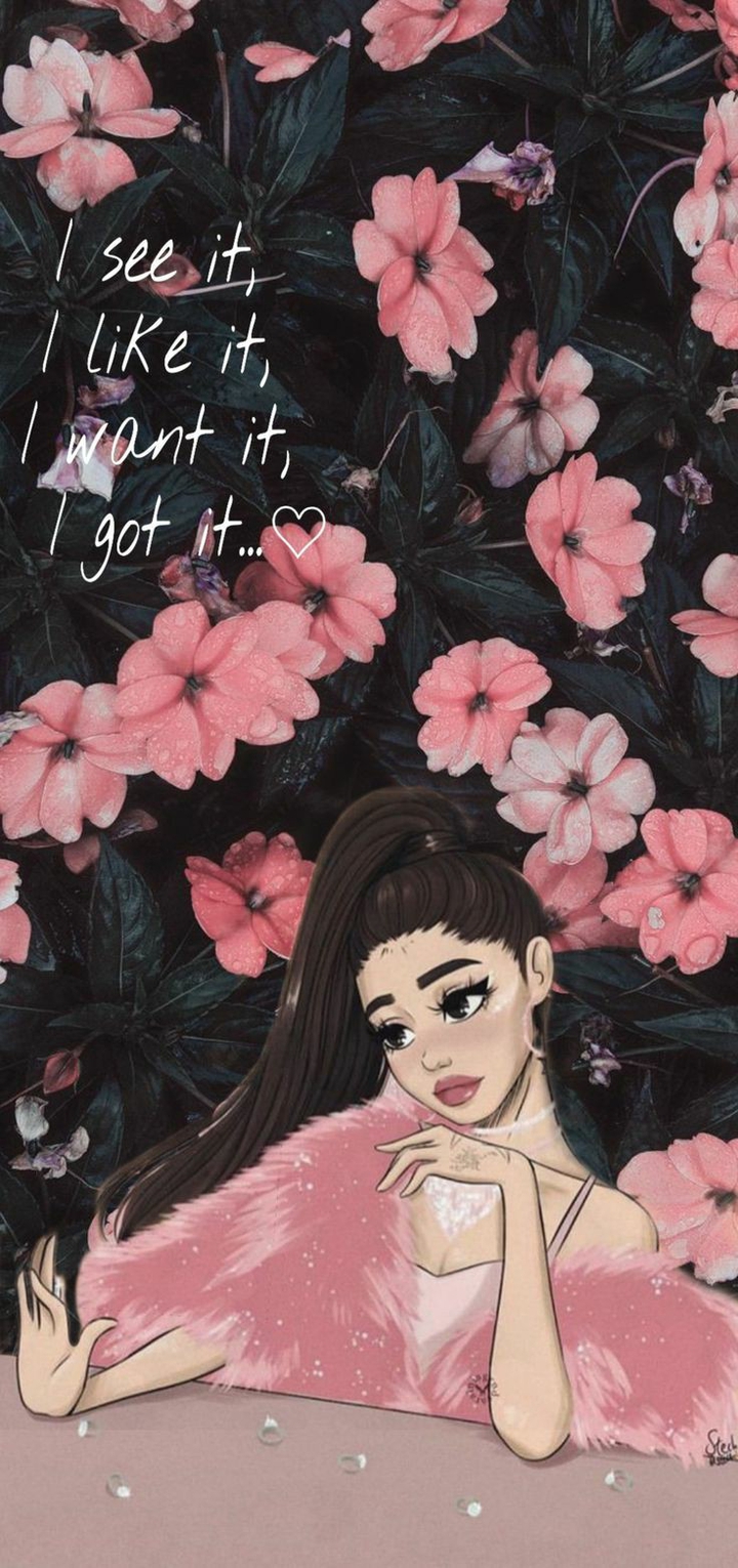 My Ariana Grande wallpaper☁️7 rings