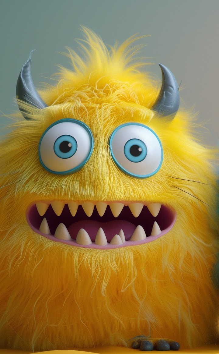 Cute monster halloween