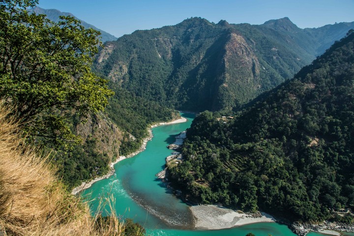 Ganga and Himalayas