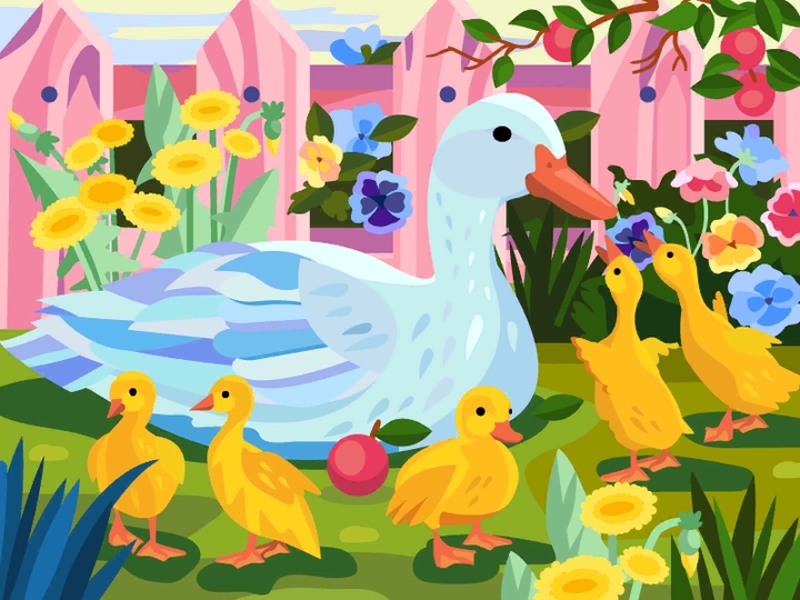 Duck family