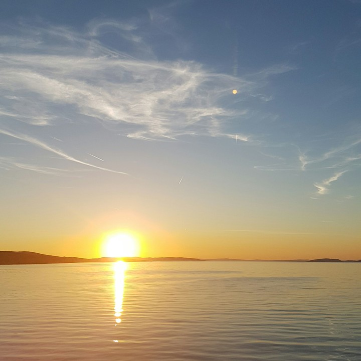 sunset in croatia