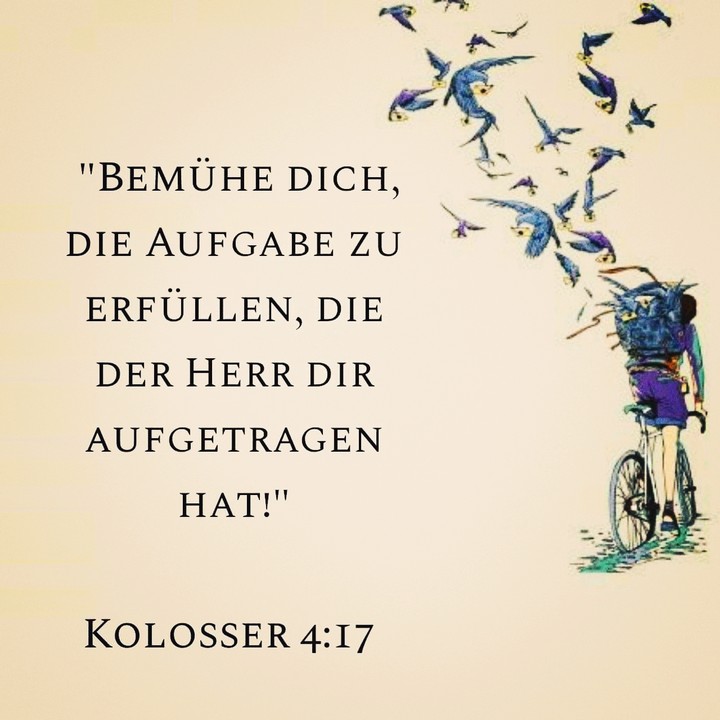 Bibel - Kolosser 4. 17