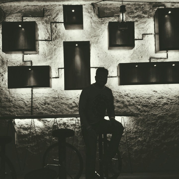 night party black & white