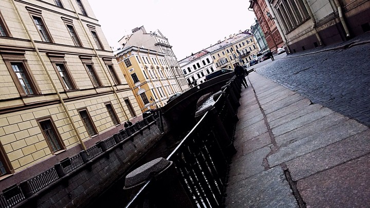 One of the streets of Peters