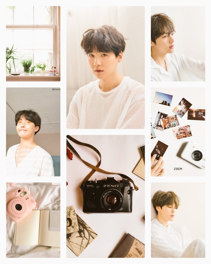 Collage with BTS