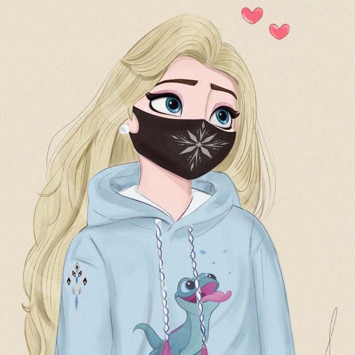 ELSA WITH MASK