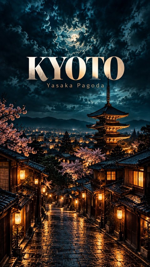 sfondi Pagoda, night