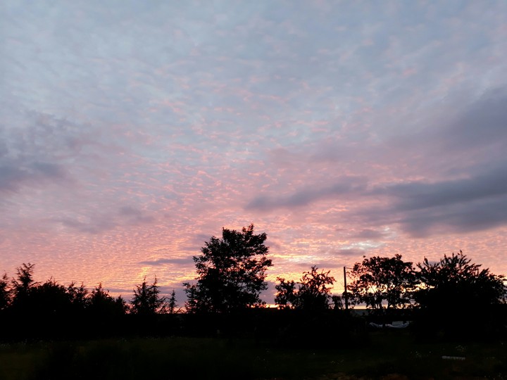 Coucher de soleil en France