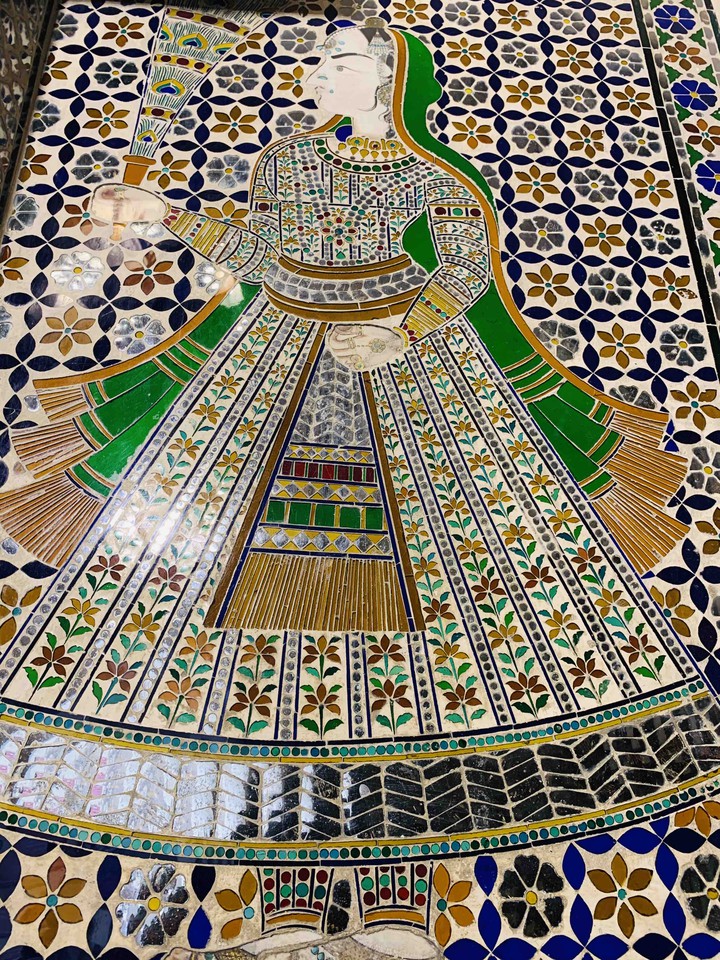 Mirror work in Jaipur palace