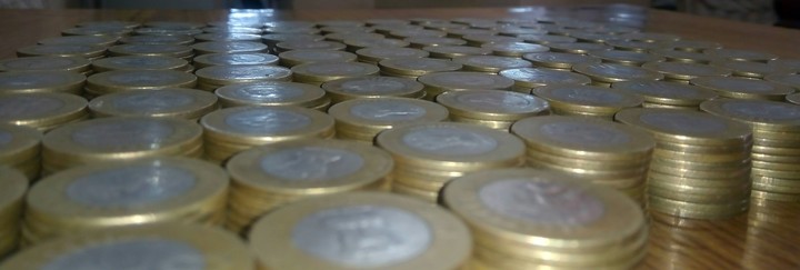 lots of coins