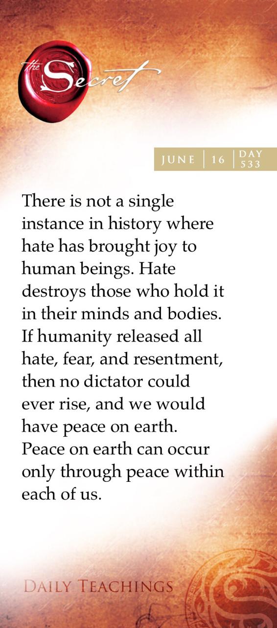 Daily teachings