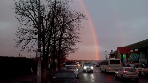 sfondi rainbow, car
