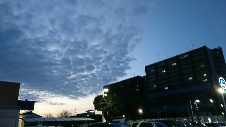 夕暮れ