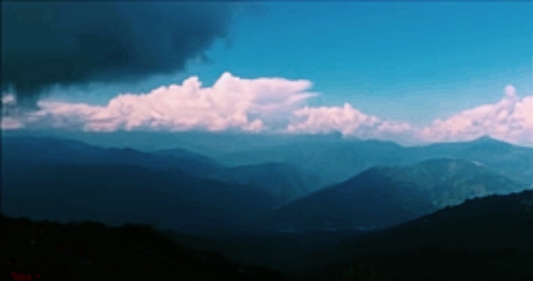 On the lap of Himalayas