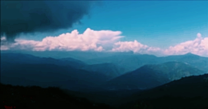 On the lap of Himalayas