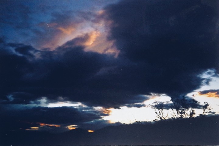 Clouds in the sunset