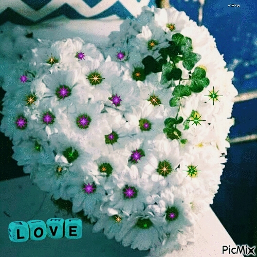 серце з ромашок