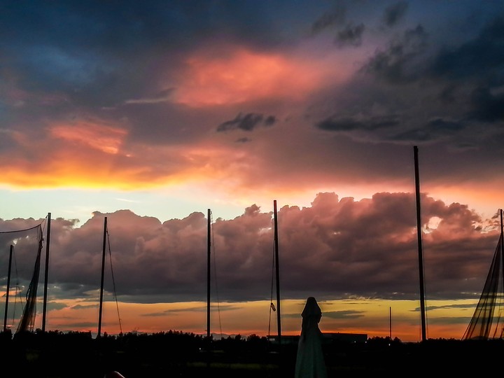 Stormy sunset...