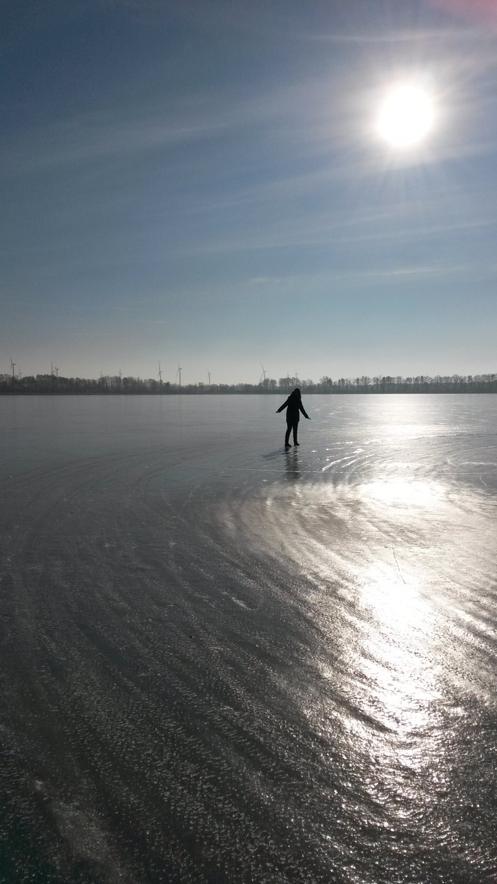 frozen lake