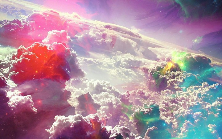 colorful clouds