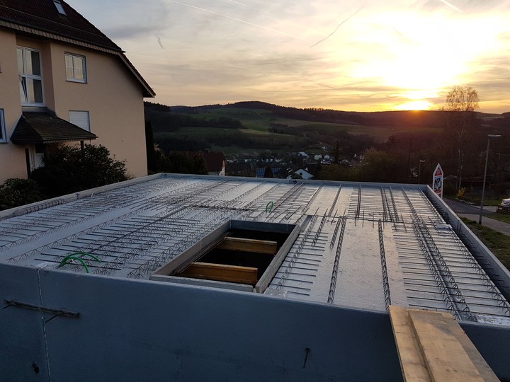 Sunset Baustelle