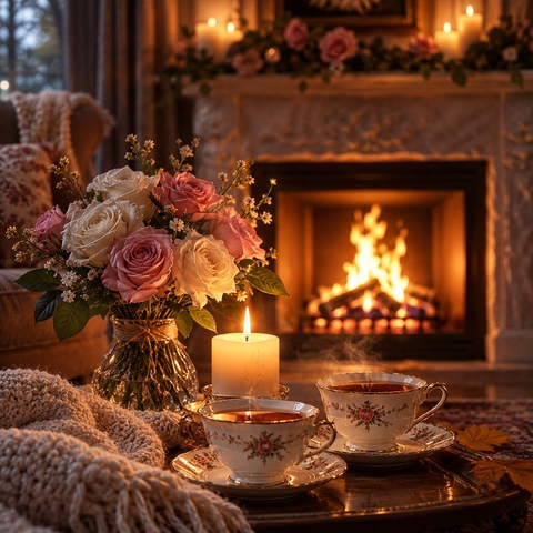 tapety fire, serveware
