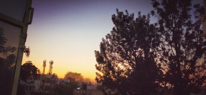 evening sky