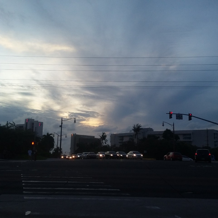 rising of the sun