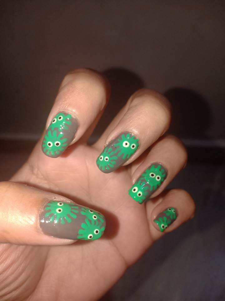 #Nailart, #corona