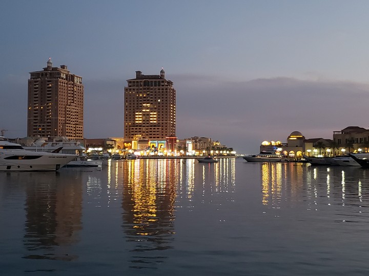 Doha, Qatar on the back side of the mall.