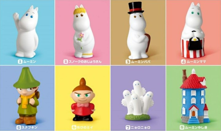 Moomin character figures