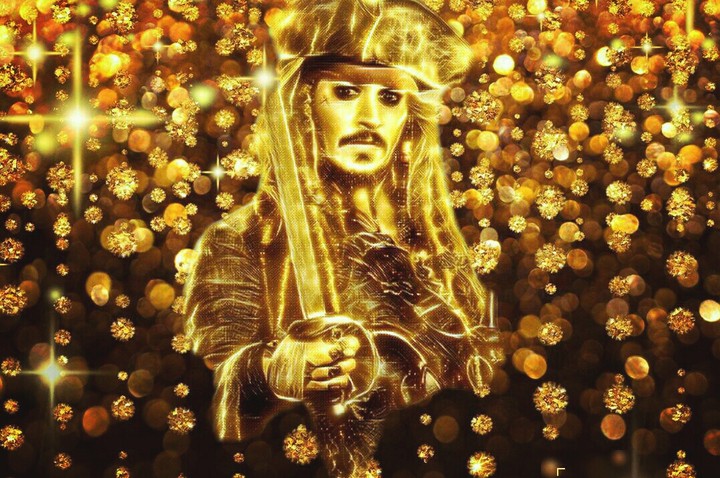 Jack Sparrow Gold Diamonds