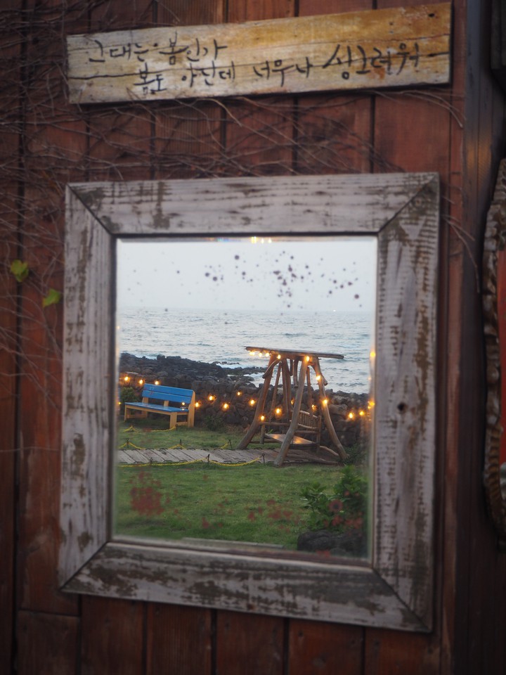 in the mirror