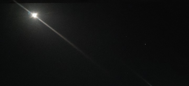 moon and Venus