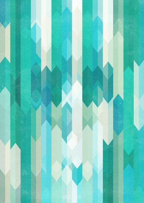 Pretty teal pattern.