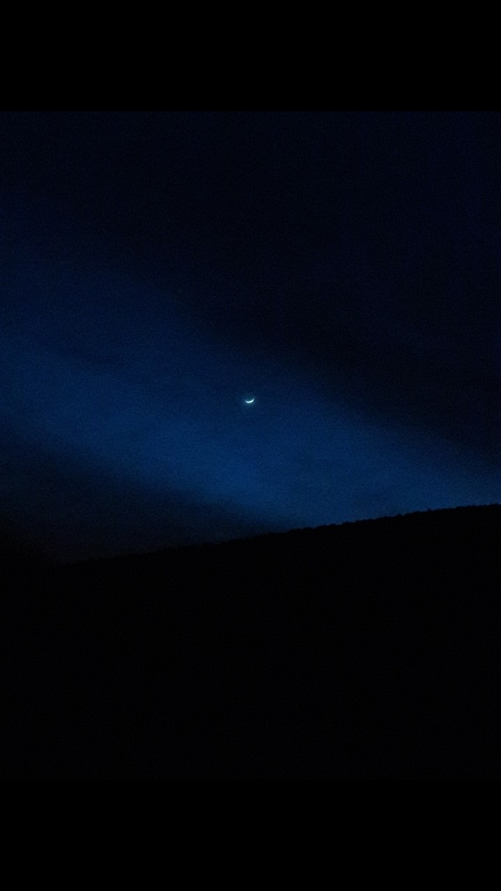 Night, mountain and peace...