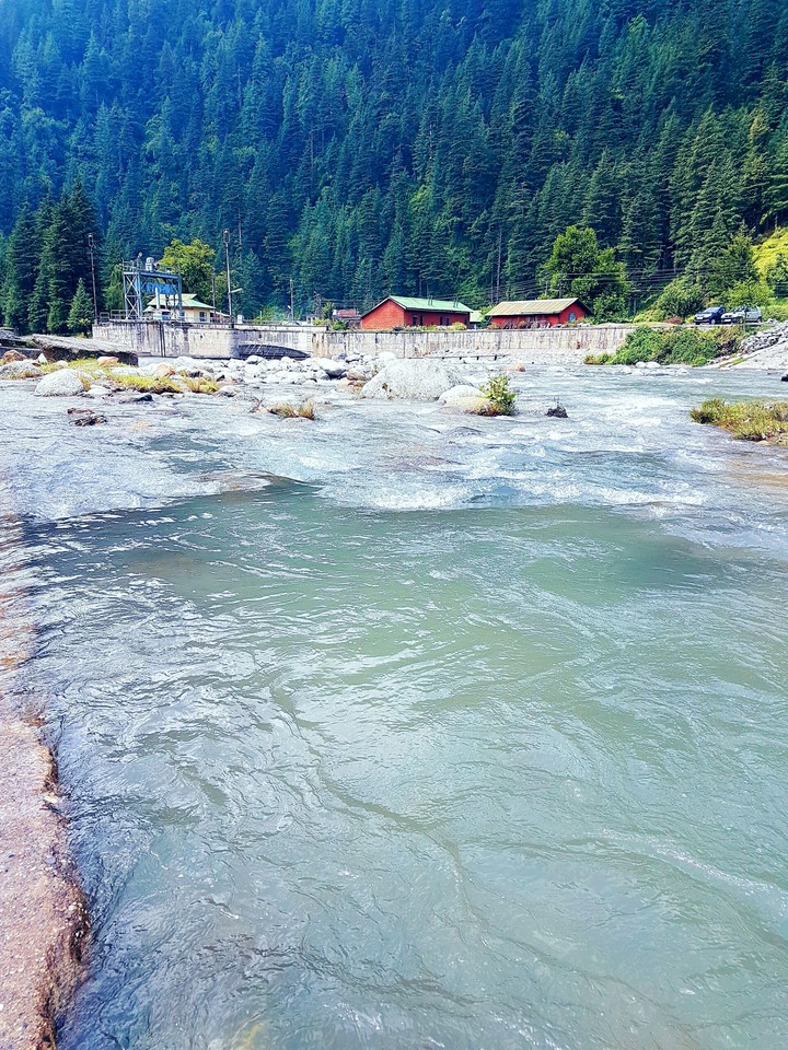 river flow.