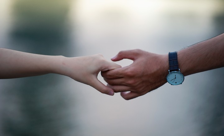 Blurred Background & Holding Hands