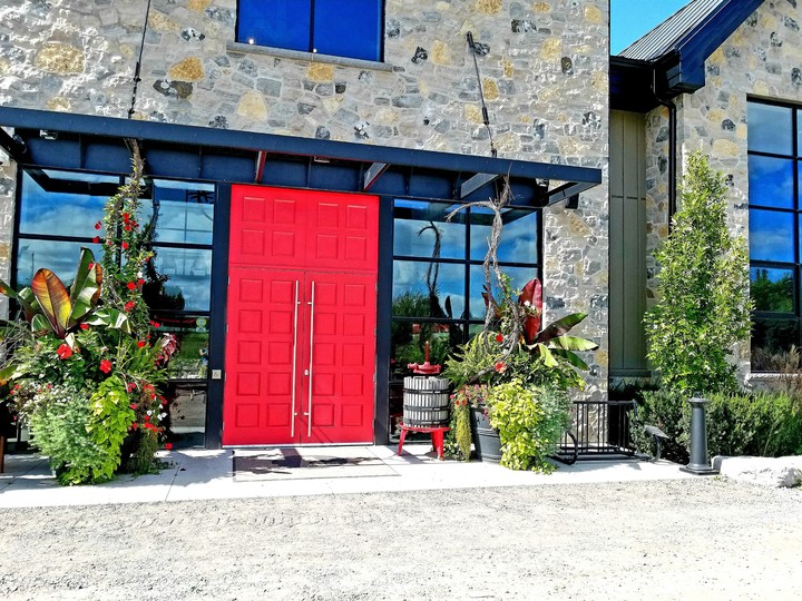 Door to a winery