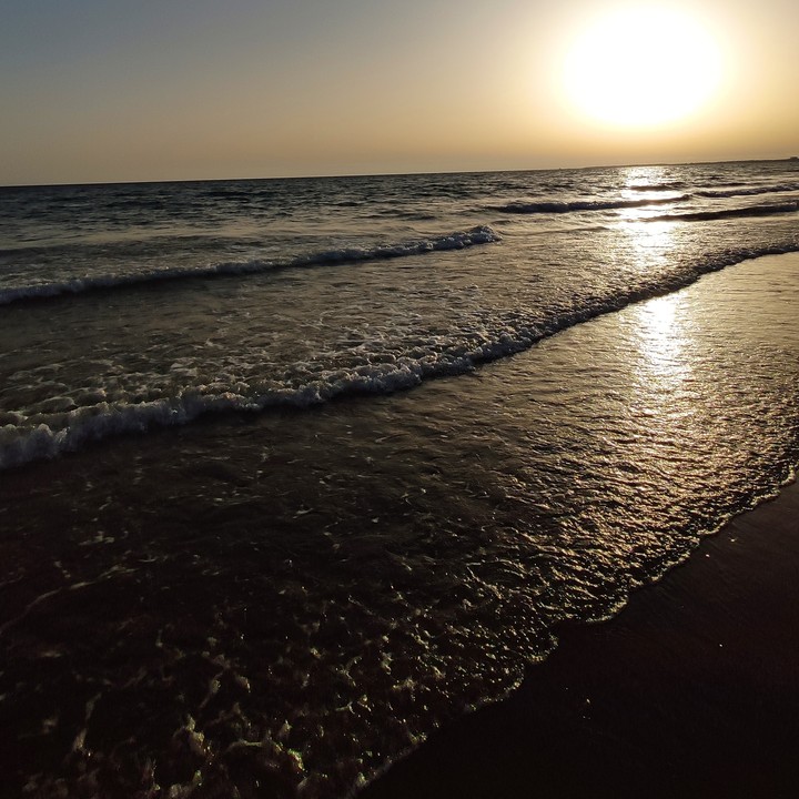 Sunset on Sea