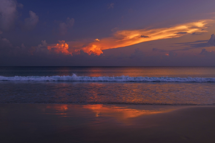 Sunset in the Andamans