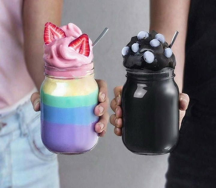 Raimbow e dark Smoothie!!!