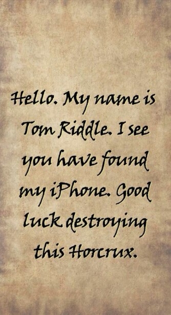 Voldemort's message