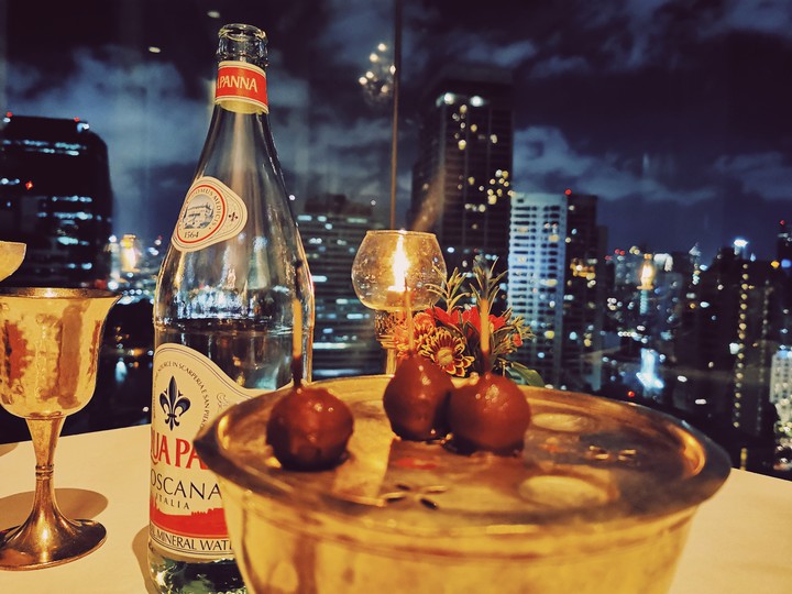 Dinner on the rooftop