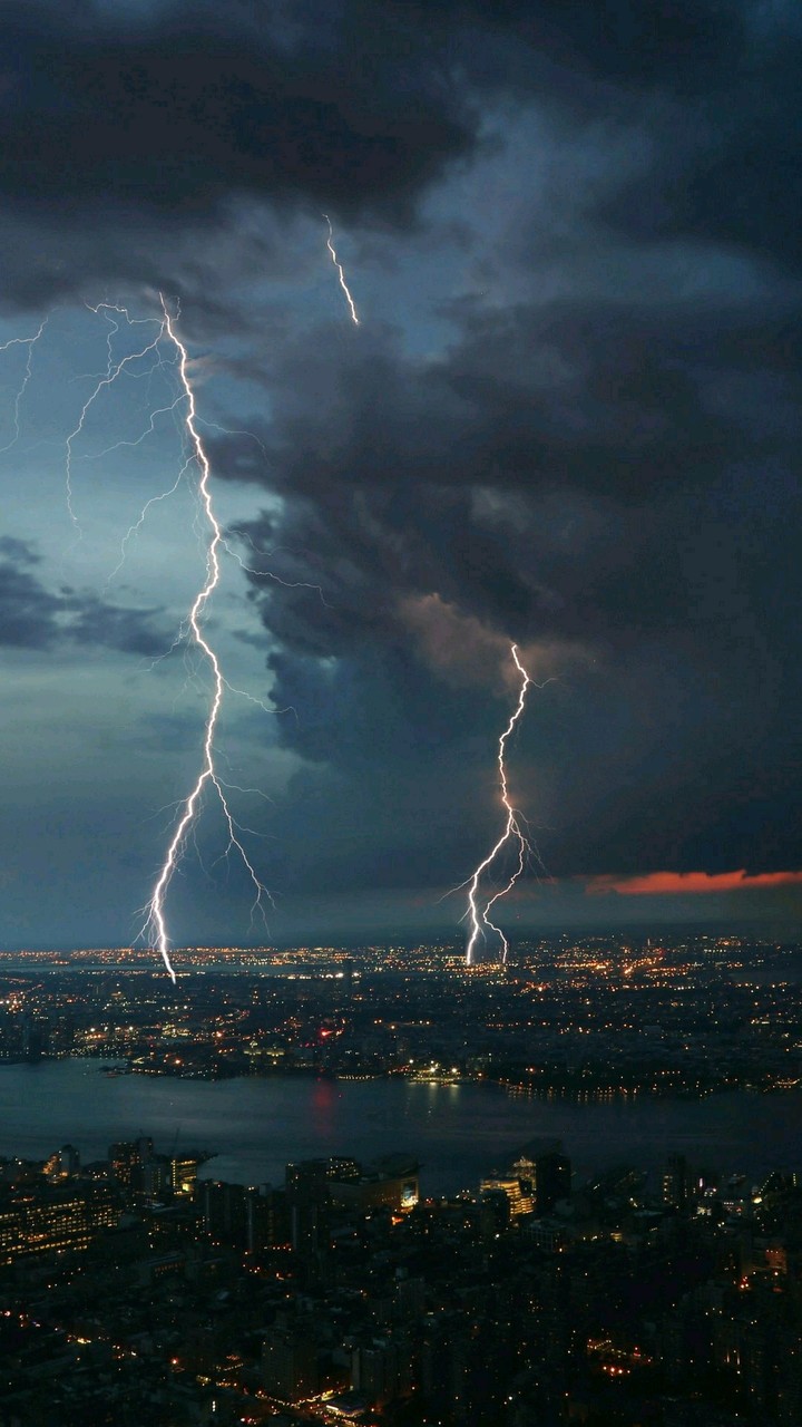 Lightning storm