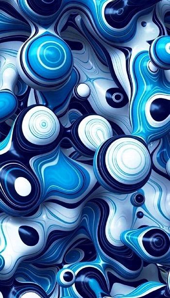 blue minimalistic