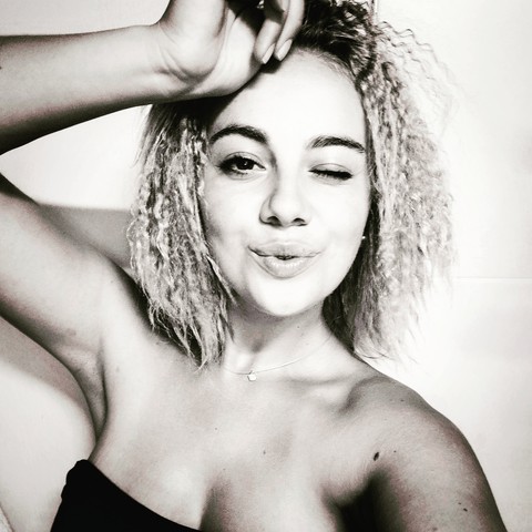 black and white